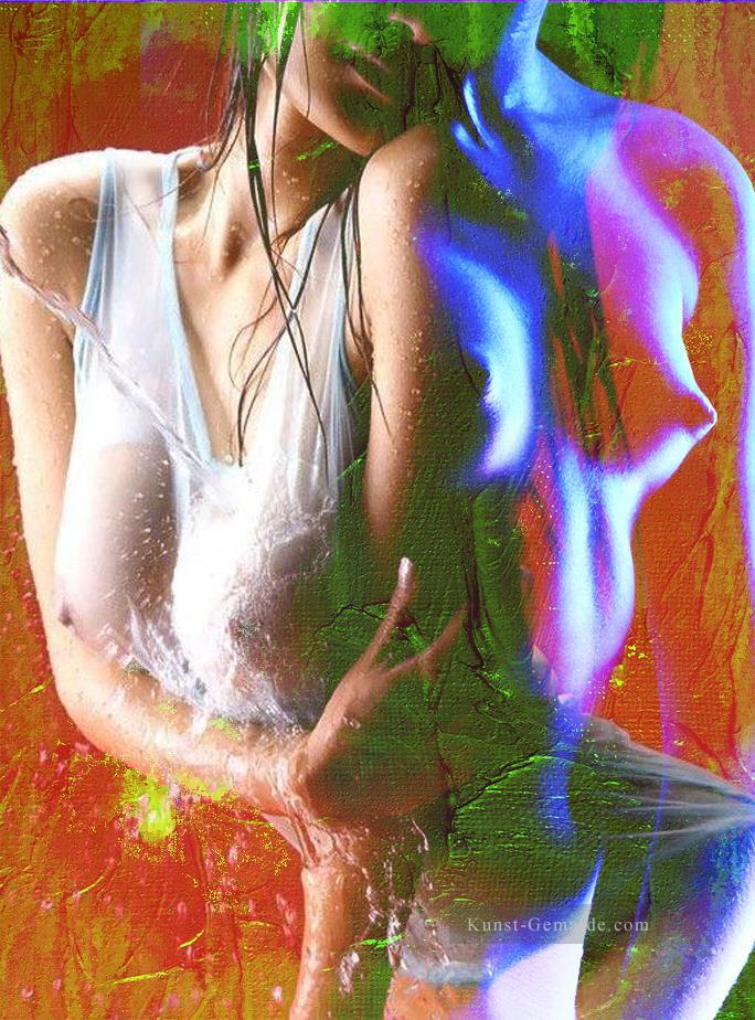 dekorative sexuelle Nacktheit pastosen Originale Körperbilder Ölgemälde